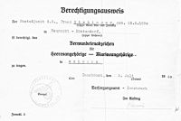 Sickinger IR 59 Nachträgliche Genehmigung für das Verwundetenabzeichen der Nationalsozialisten